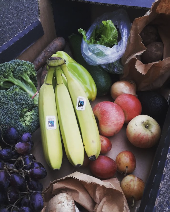 Organic fruit & veg box availability