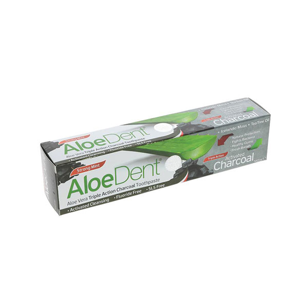 AloeDent Activated Charcoal Toothpaste (100ml)