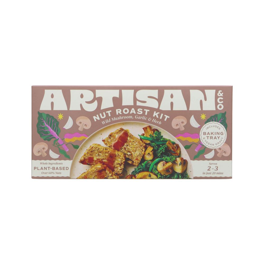 Artisan & Co Wild Mushroom, Garlic & Herb Nut Roast (212g)
