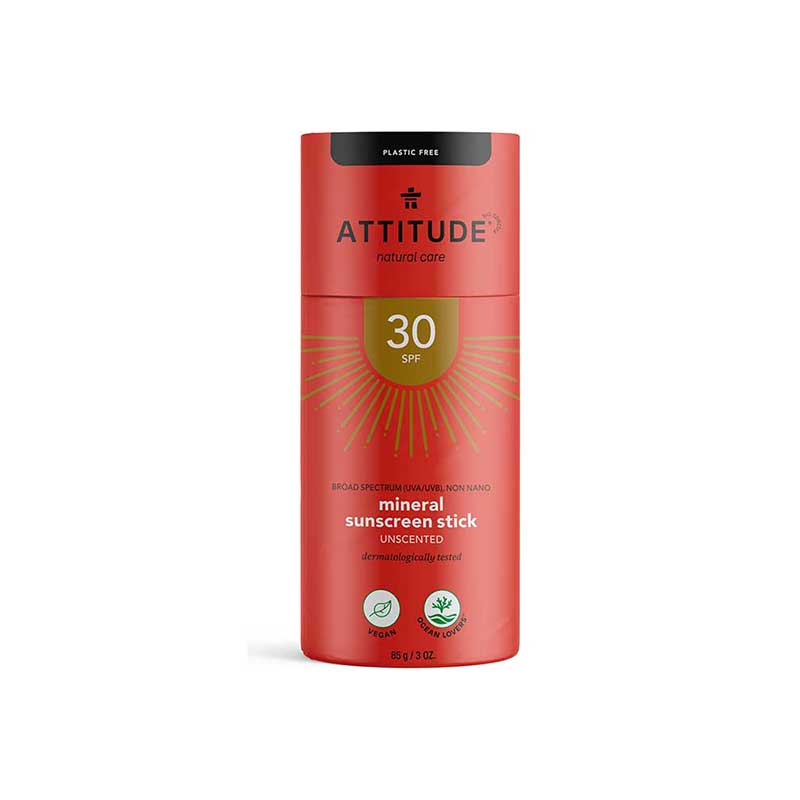Attitude Mineral Sunscreen Face Stick SPF 30 (30g)
