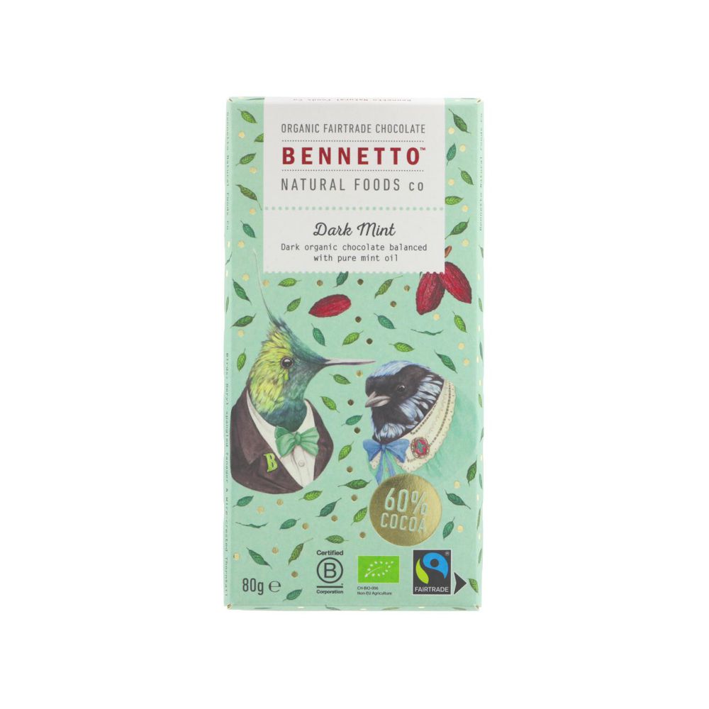 Bennetto Dark Mint Bar (80g)