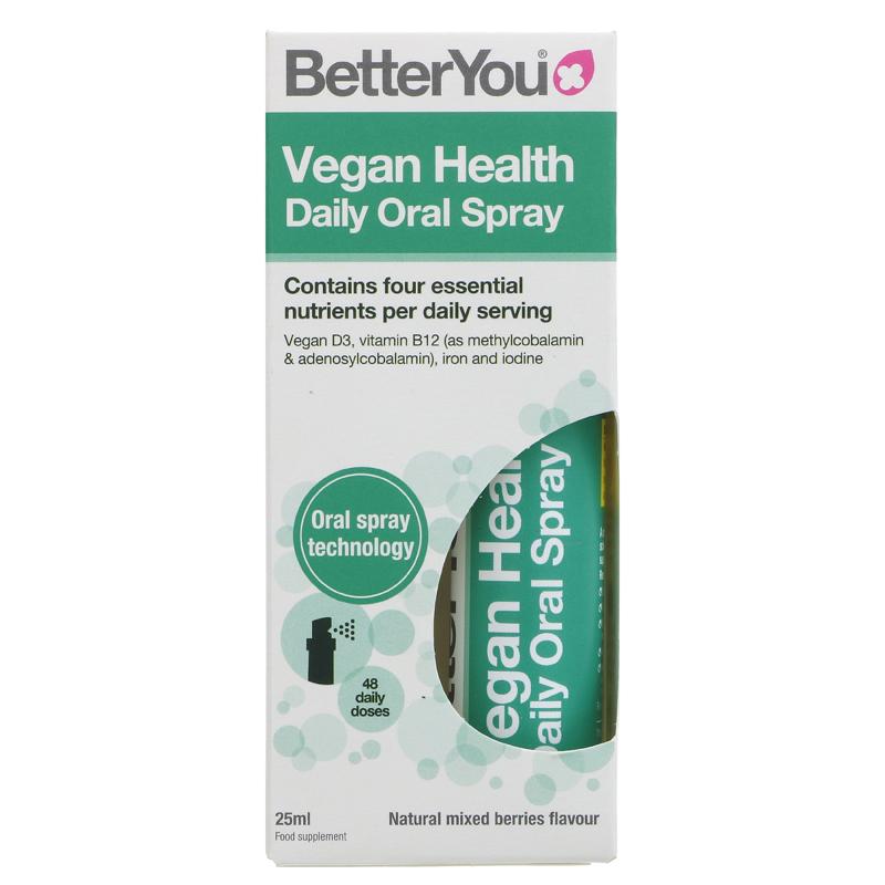 BetterYou Vegan Health Daily Oral Spray Berry Flavour (25ml)