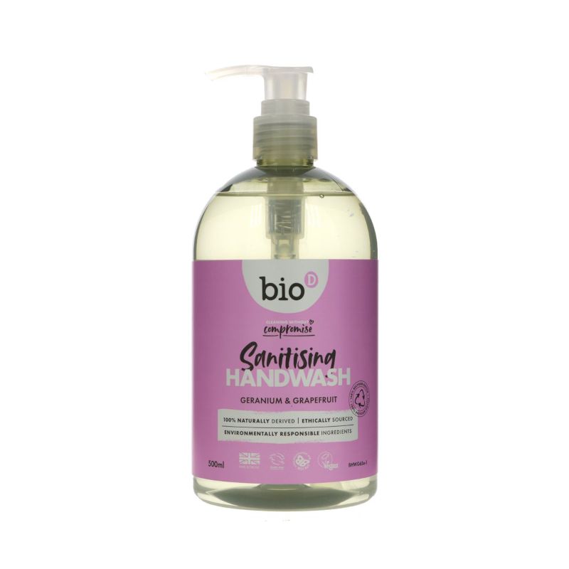 Bio D Geranium Sanitising Handwash (500ml)