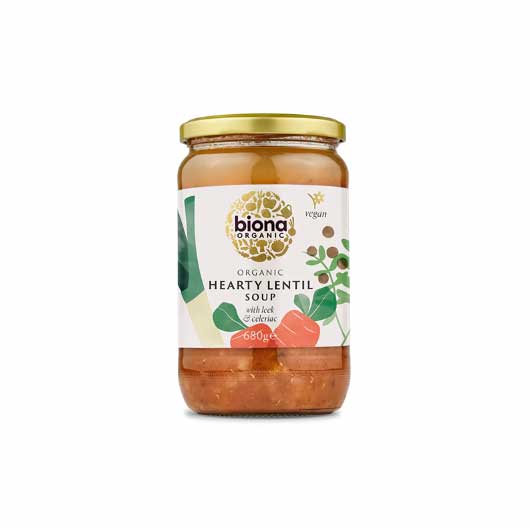 Biona Organic Hearty Lentil Soup (680g)