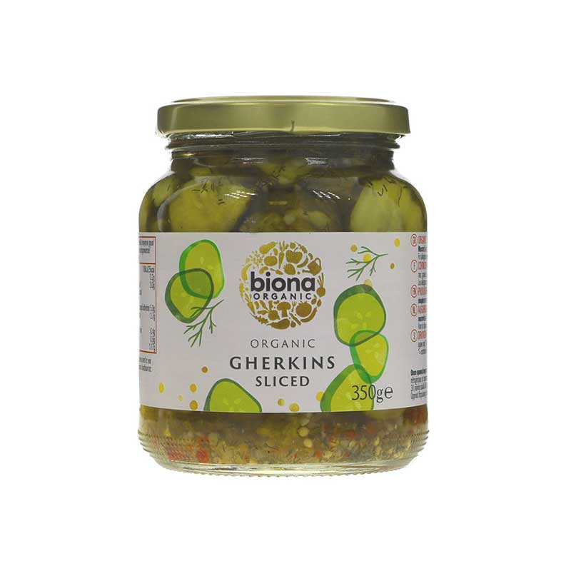 Biona Organic Sliced Gherkins (350g)