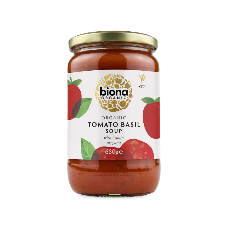Biona Tomato Basil Soup (680g)