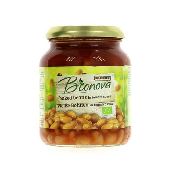 Bionova Organic Baked Beans In Tomato Sauce (340g)