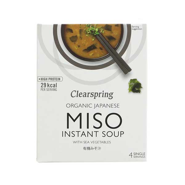Clearspring Organic Japanese Instant Miso Soup (4 x 10g)