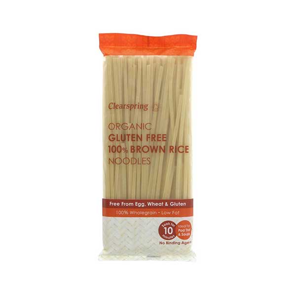 Clearspring Organic Gluten Free 100% Brown Rice Noodles (200g)