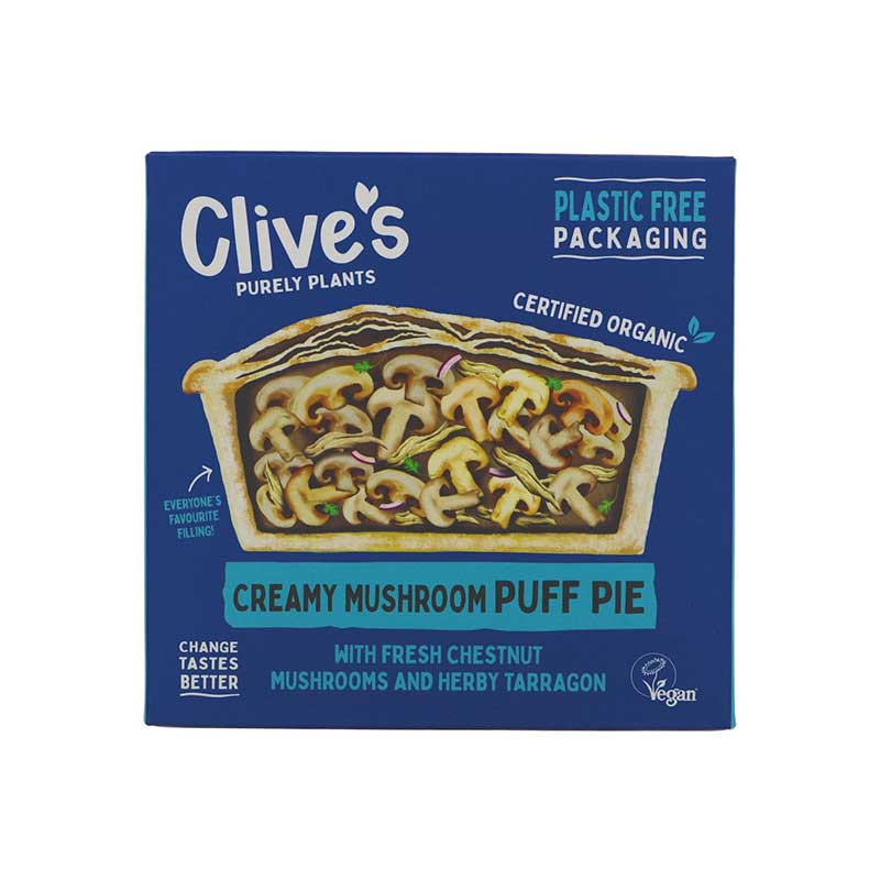 Clive’s Creamy Mushroom Puff Pie (235g)