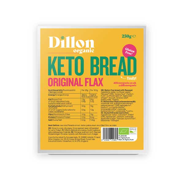 Dillon Organic Original Flax Keto Bread (250g)