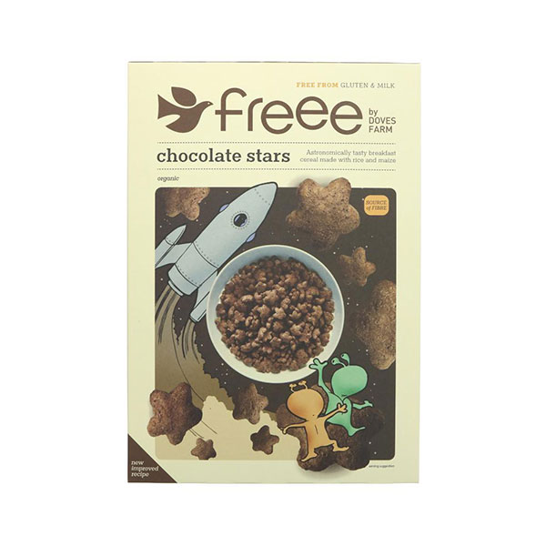 Doves Farm Organic Gluten Free Chocolate Stars (300g)