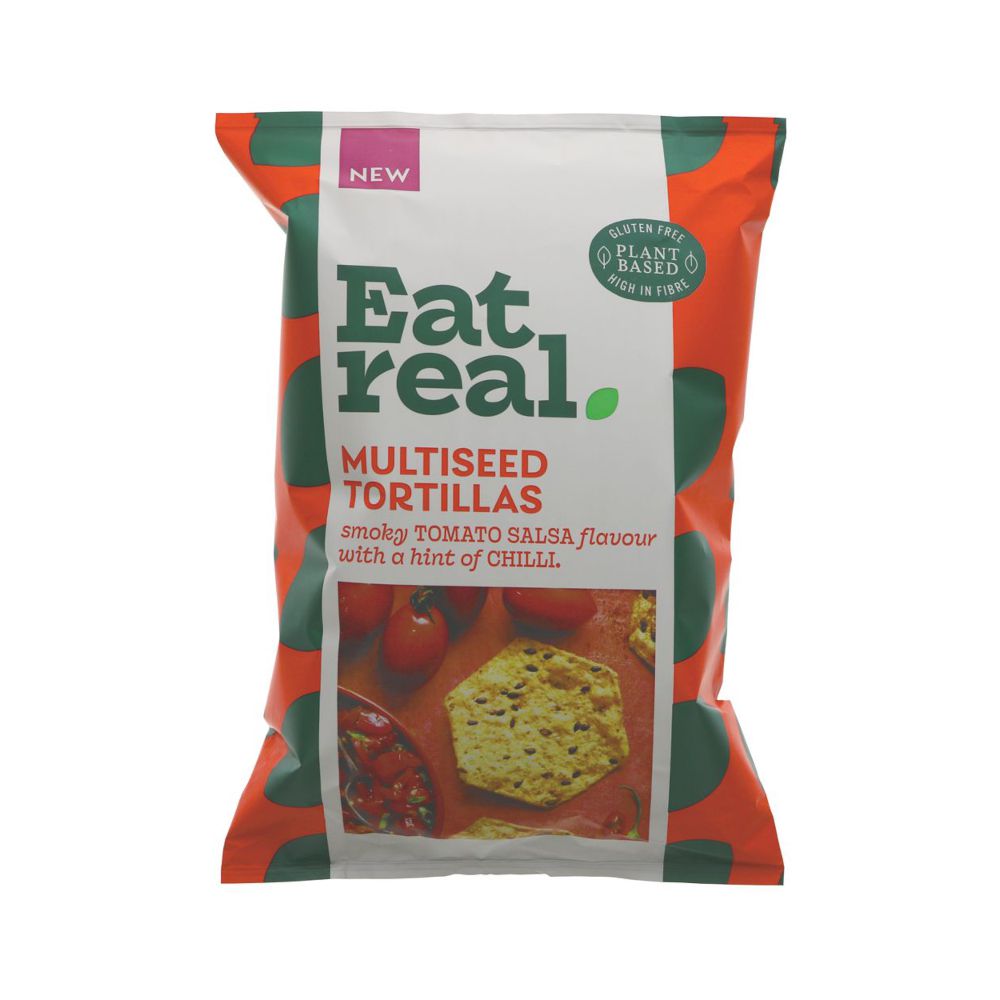 Eat Real Tomato Salsa Multiseed Tortillas (160g)