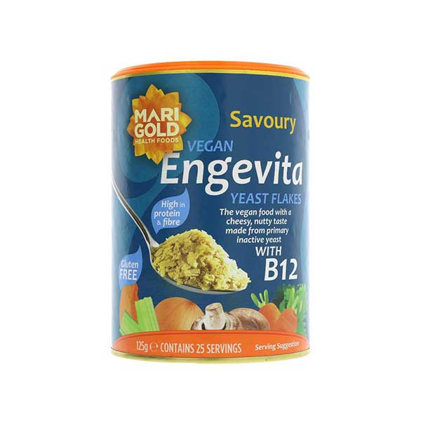 Marigold Health Foods Savoury Engevita Yeast Flakes With B12 (125g)