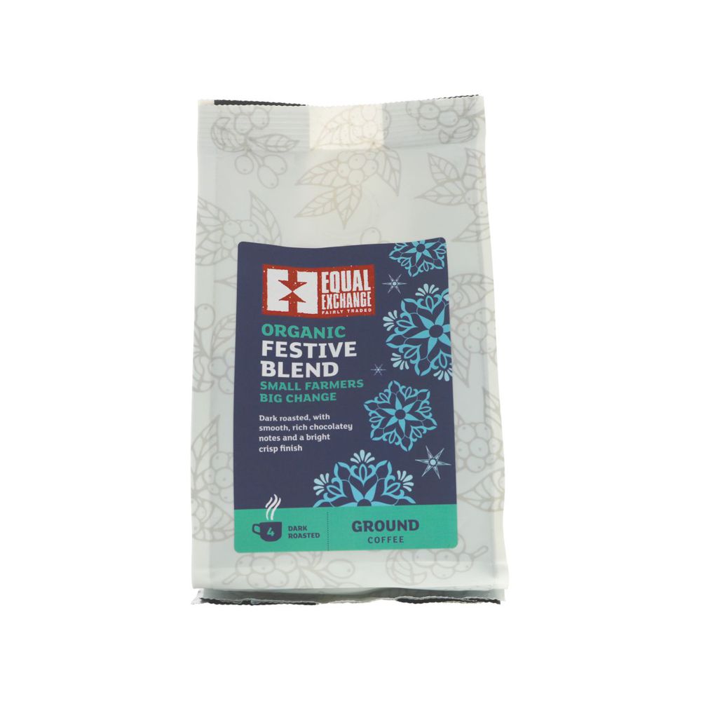 Equal Exchange Organic  Festive Blend Ground Coffee (200g)