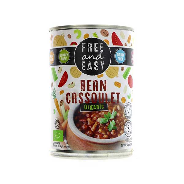 Free And Easy Organic Bean Cassoulet (400g)