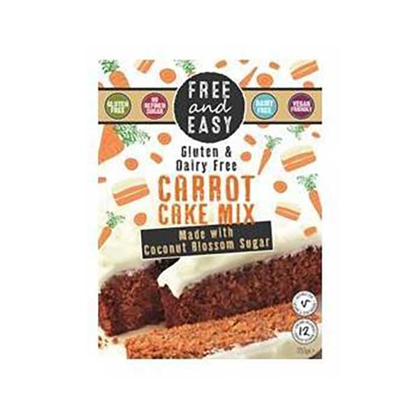 Free And Easy Gluten Free Carrot Cake Mix (350g)