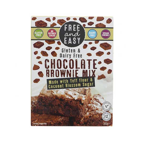 Free And Easy Gluten Free Chocolate Brownie Mix (350g)