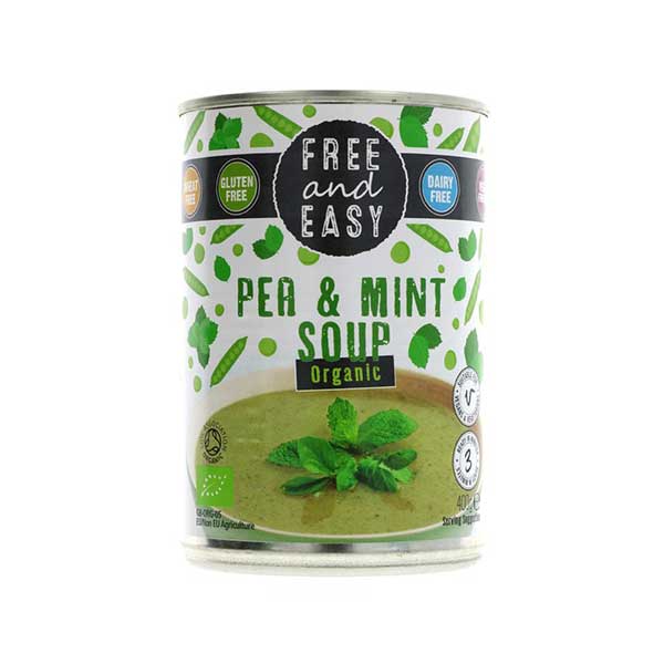 Free And Easy Organic Pea & Mint Soup (400g)