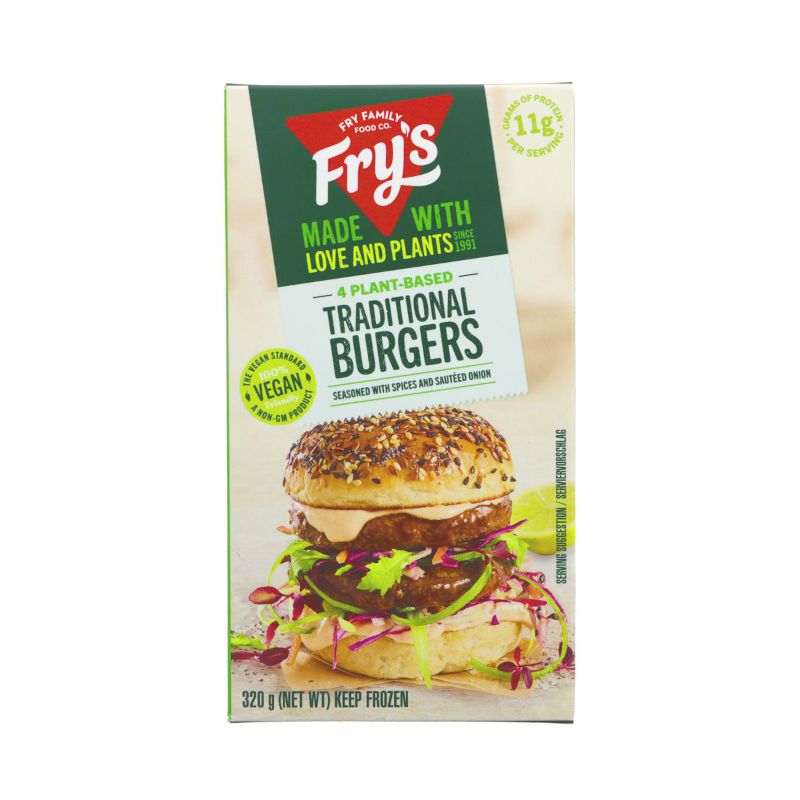Fry’s 4 Traditional Burgers (320g)