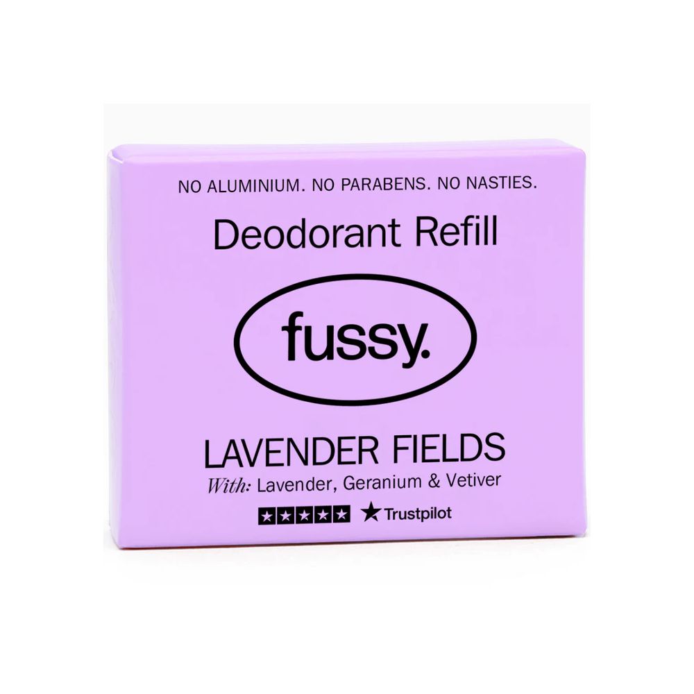 Fussy Natural Deodorant Refill Lavender Fields (40g)