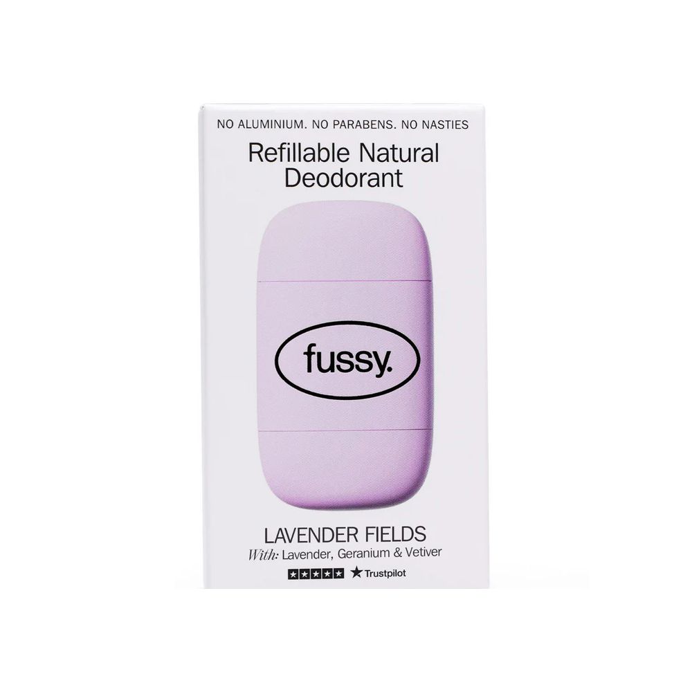 Fussy Refillable Natural Deodorant Lavender Fields (40g)
