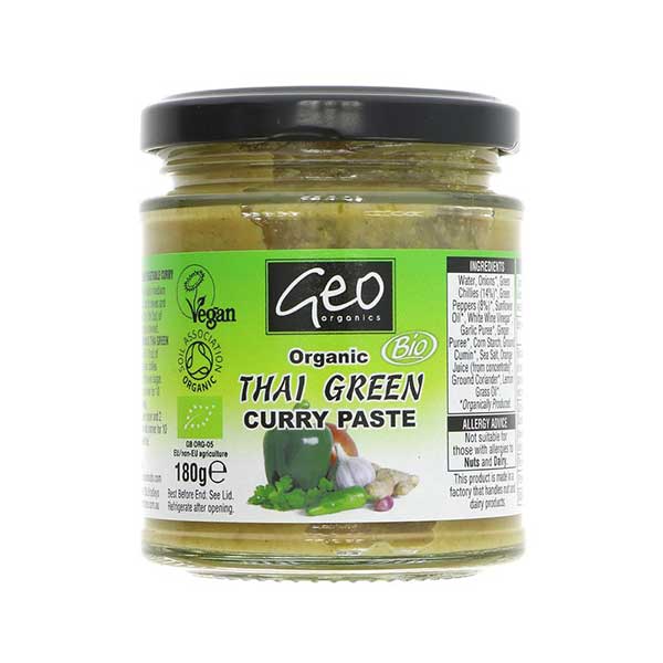 Geo Organic Thai Green Curry Paste (180g)