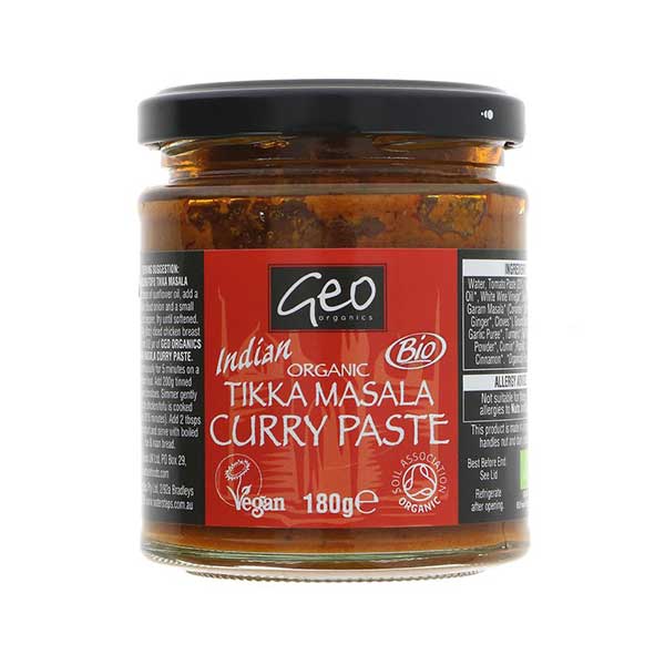 Geo Organic Tikka Masala Curry Paste (180g)