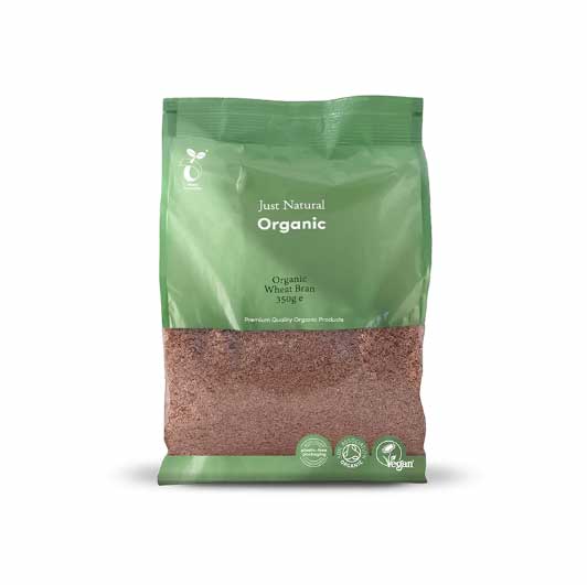 Just Natural Organic Wheat Bran (350g)