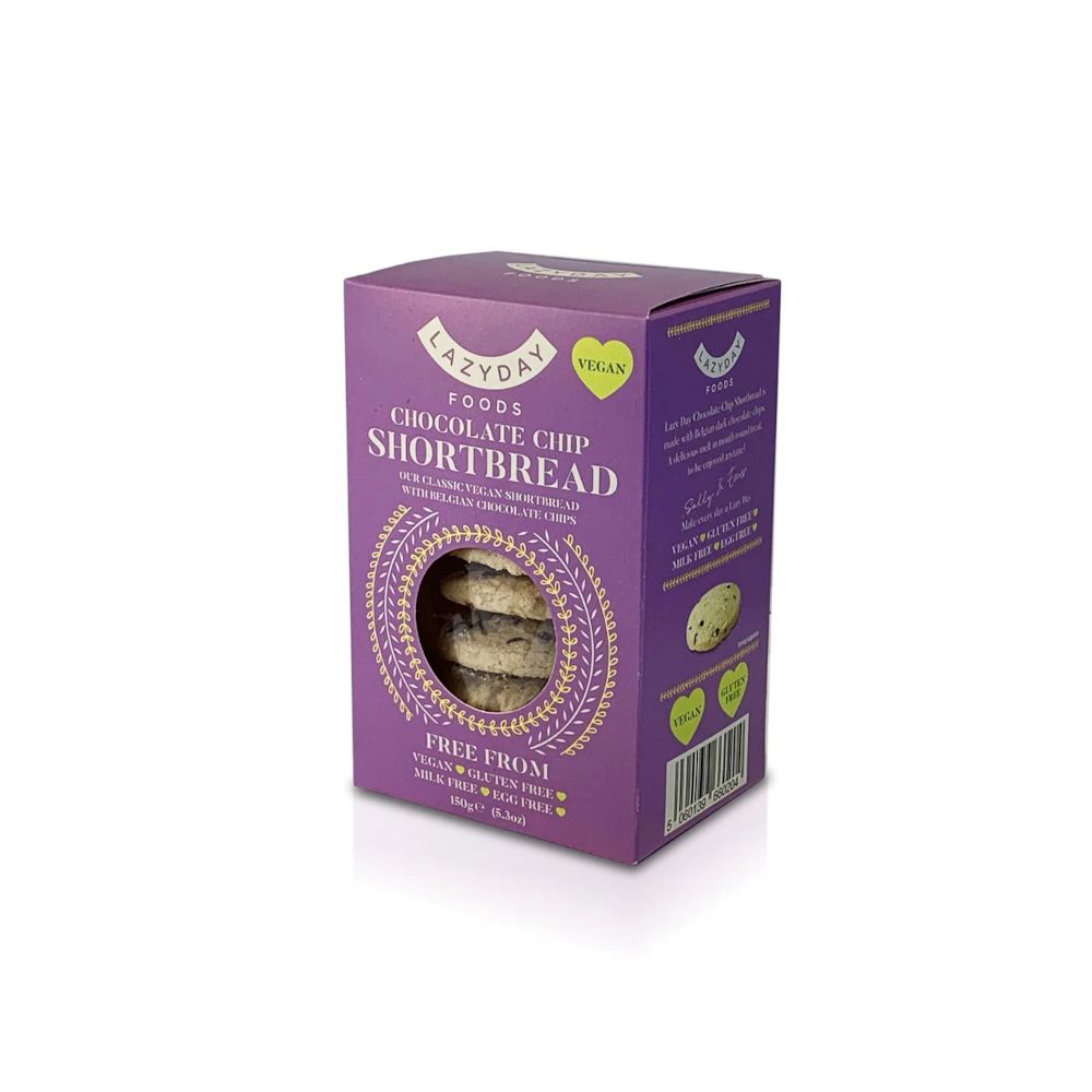 Lazy Day Foods Chocolate Chip Shortbread (150g)