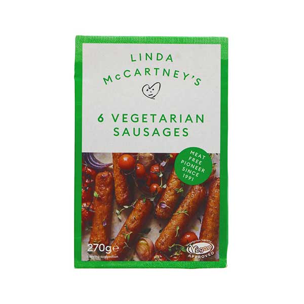 Linda McCartney’s 6 Vegetarian Sausages (270g)
