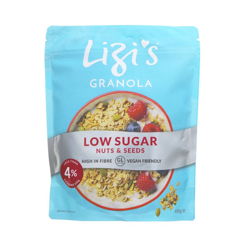 Lizi’s Low Sugar Granola Nuts & Seeds (400g)