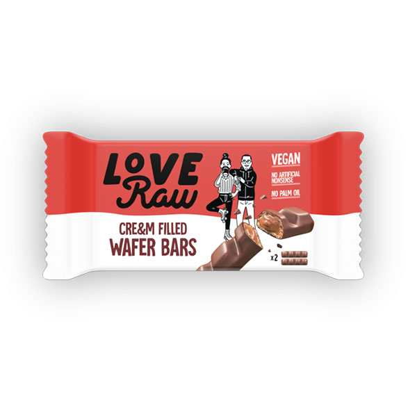 Love Raw Cre&m Filled Wafer Bars (42g)