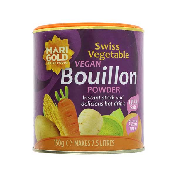 Marigold Health Foods Low Salt Swiss Vegetable Bouillon Powder (150g)