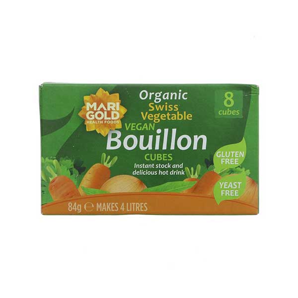 Marigold Organic Yeast Free Vegetable Bouillon Cubes (8 cubes)