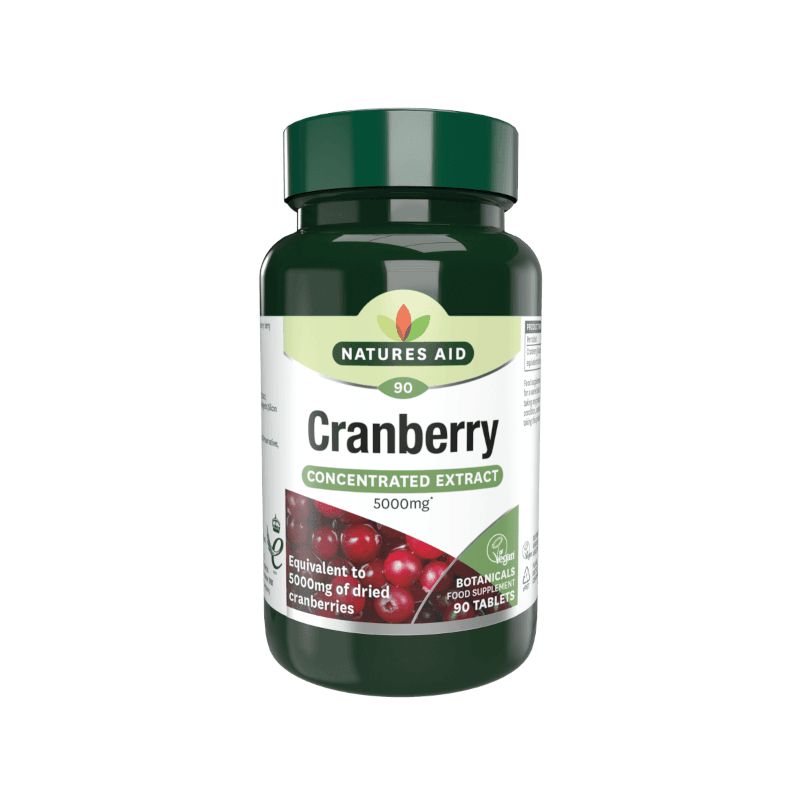 Natures Aid Cranberry Extract 5000mg (90 tabs)
