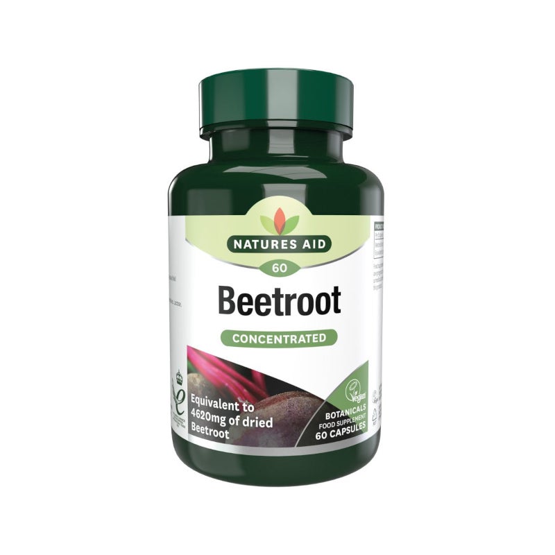 Natures Aid Organic Beetroot (60 capsules)