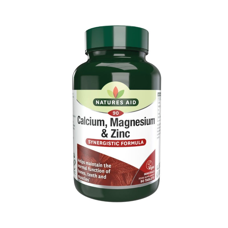 Natures Aid Calcium, Magnesium & Zinc (90 tabs)