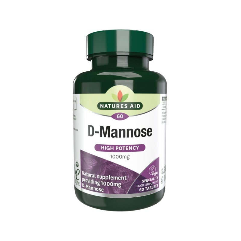 Natures Aid D-Mannose 1000mg (60 tabs)
