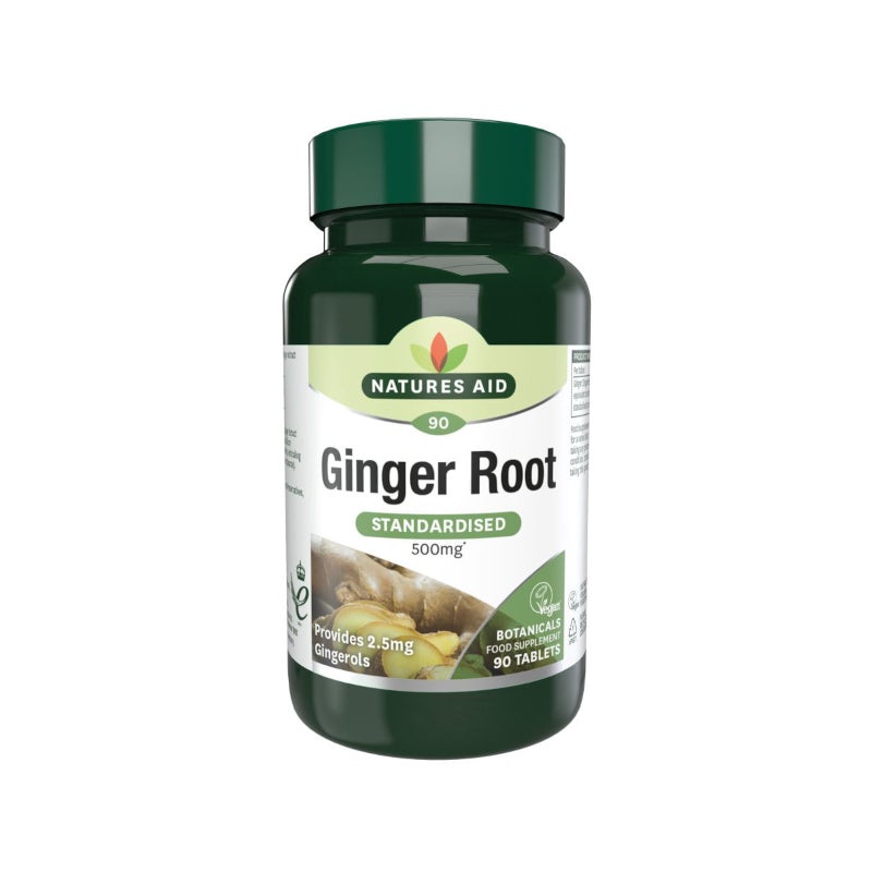 Natures Aid Ginger Root Tablets (90 tabs)