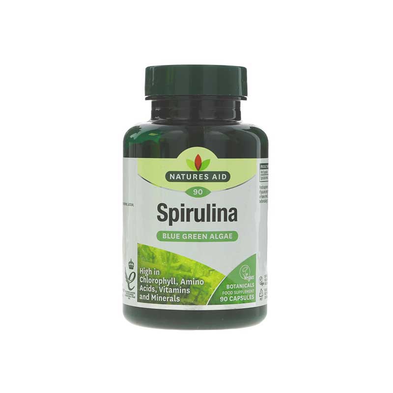 Natures Aid Spirulina (90 capsules)