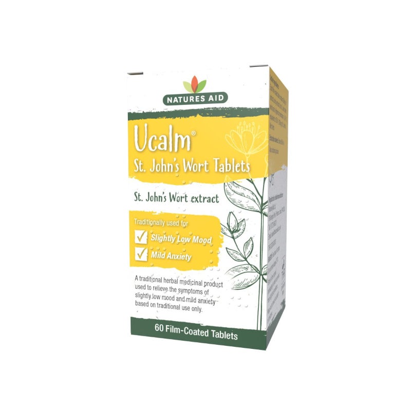 Natures Aid Ucalm St John’s Wort (60 tabs)
