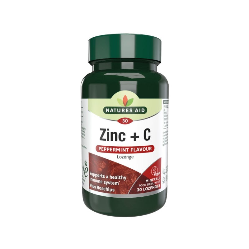 Natures Aid Zinc + C Lozenge (30 lozenges)
