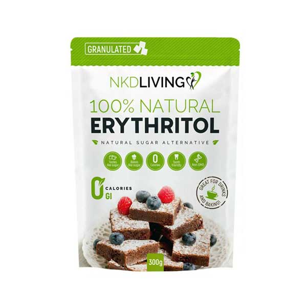 NKD Living 100% Natural Erythritol Sugar Alternative (1kg)