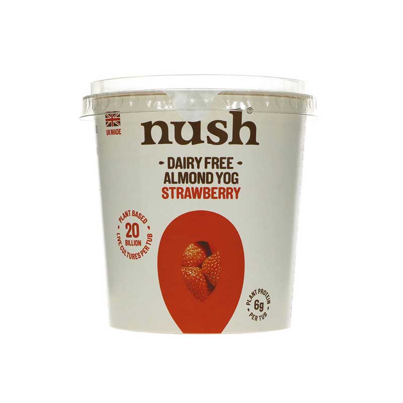Nush Strawberry Almond Yoghurt (350g)