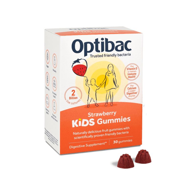 Optibac Strawberry Kids Gummies (75g)