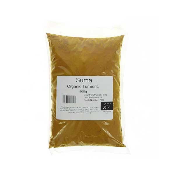 Suma Wholefoods Organic Ground Turmeric (500g)