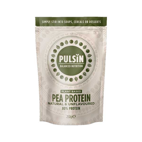 Pulsin Plant Based Pea Protein Natural & Unflavoured (250g)