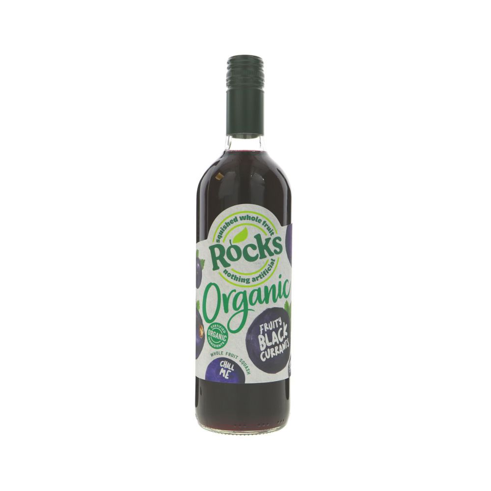 Rocks Organic Blackcurrant Squash (740ml)