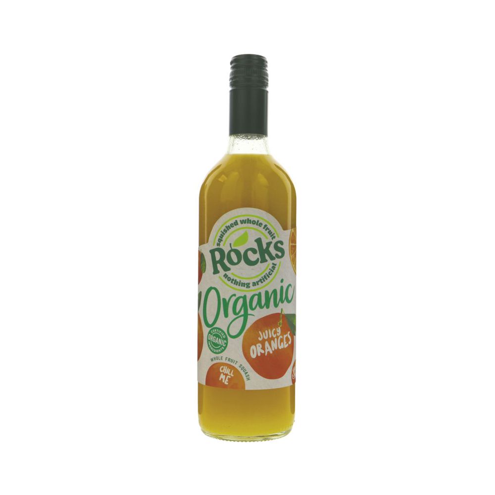 Rocks Organic Orange Squash (740ml)